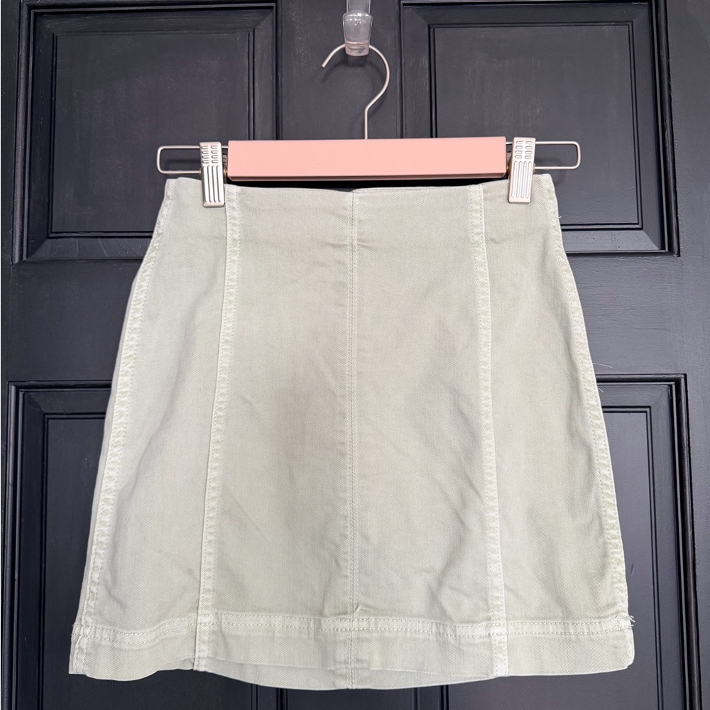 Wild Fable Light Green Mini Skirt